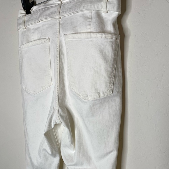 Express NWT denim perfect cropped belted jeans 10 - Picture 10 of 10